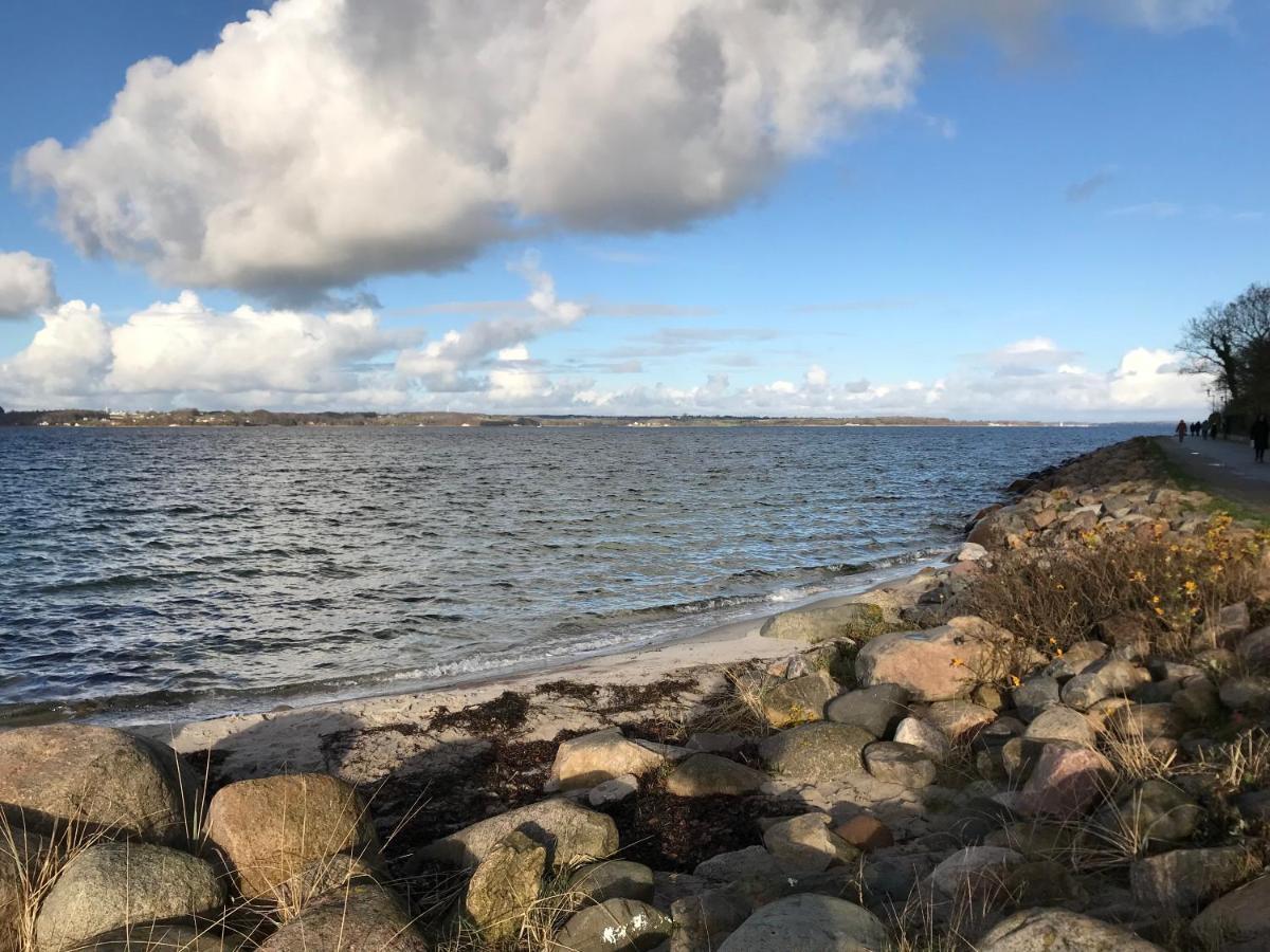 Strandblick Mit Strandkorb & Fahrraedern Glücksburg Zewnętrze zdjęcie
