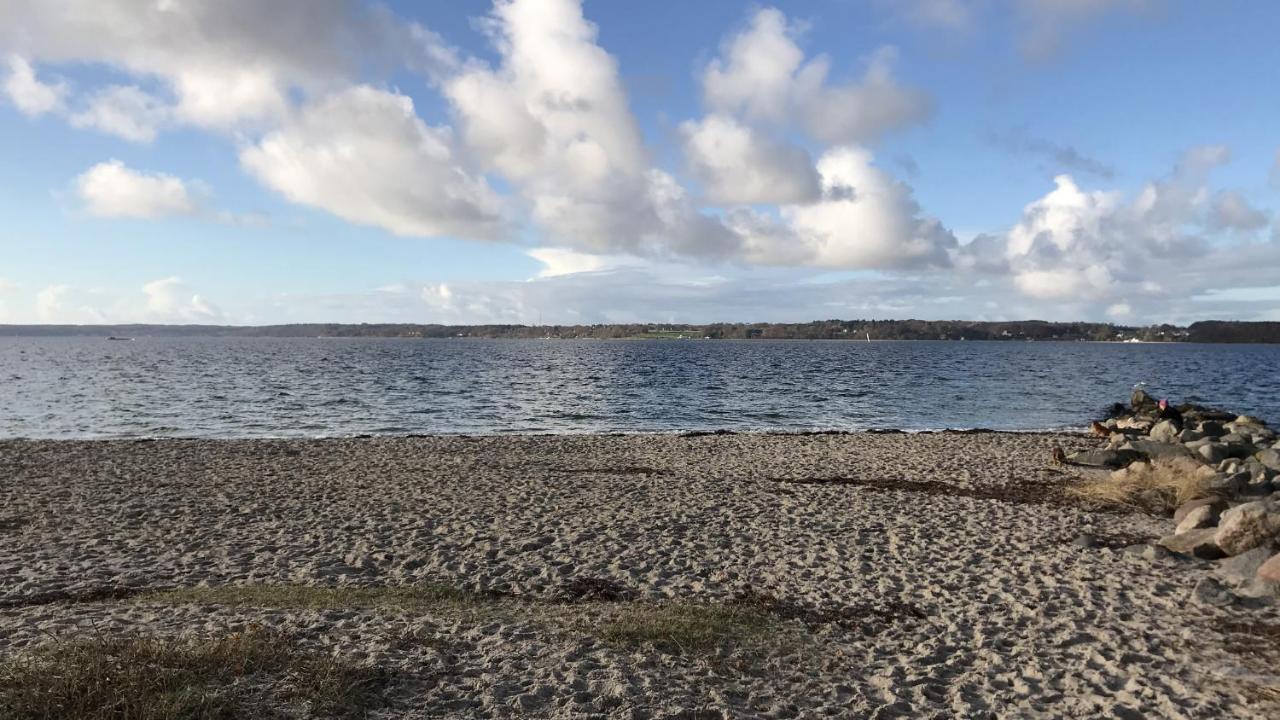 Strandblick Mit Strandkorb & Fahrraedern Glücksburg Zewnętrze zdjęcie