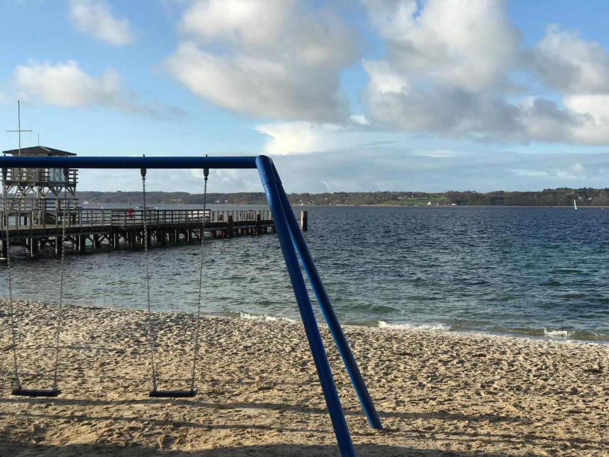 Strandblick Mit Strandkorb & Fahrraedern Glücksburg Zewnętrze zdjęcie