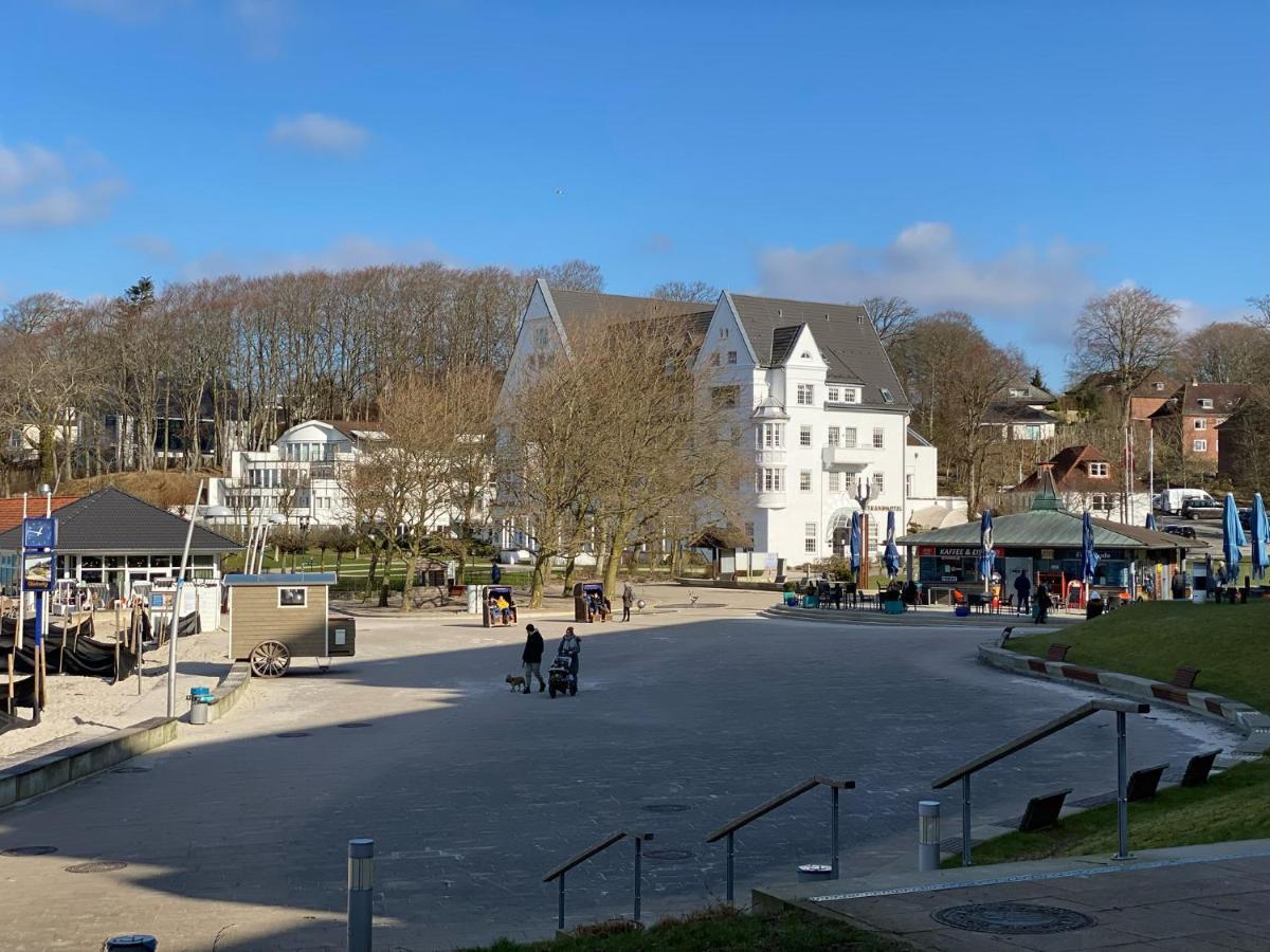 Strandblick Mit Strandkorb & Fahrraedern Glücksburg Zewnętrze zdjęcie
